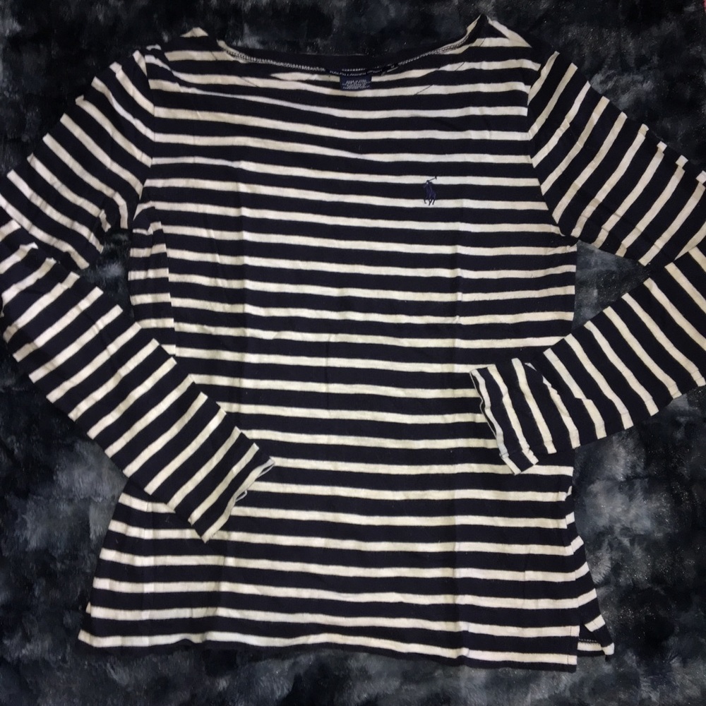 Ralph Lauren sport striped long sleeve